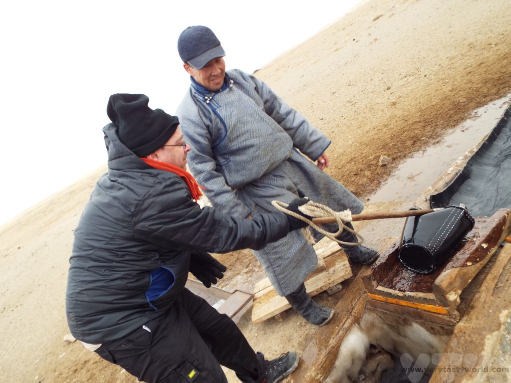 Water well Gobi desert