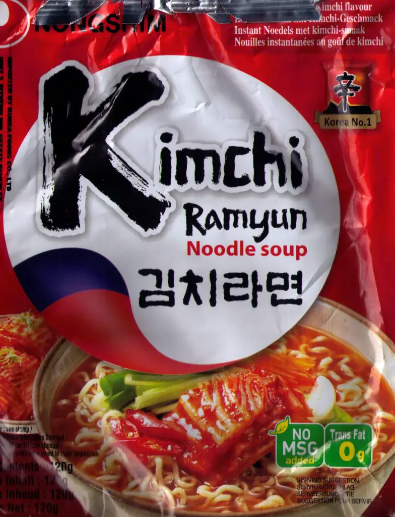 Nong Shim Kimchi Ramyun Noodle Soup