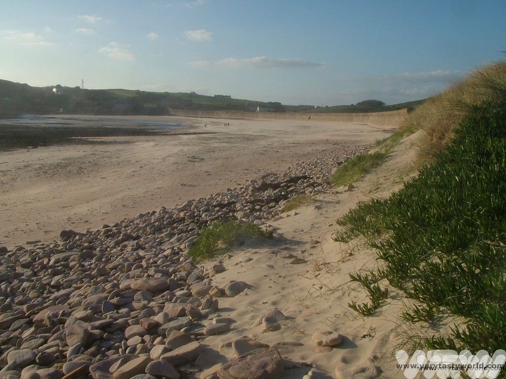 Longis bay and wall