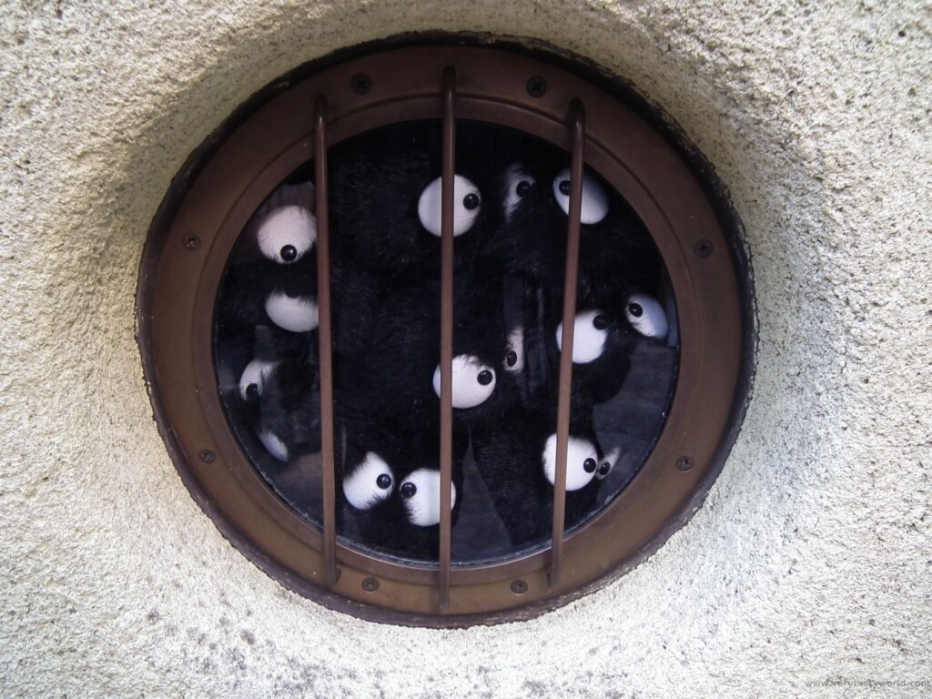 Studio Ghibli museum decorative detail - soot bunnies