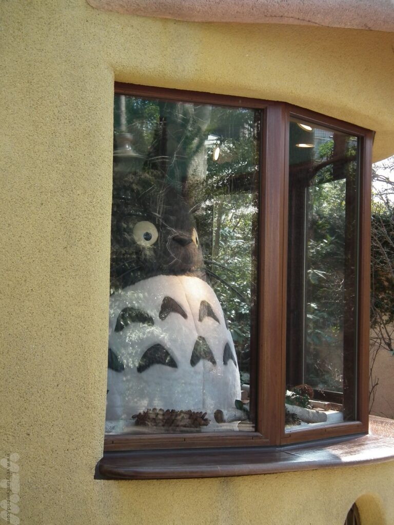 Totoro at the entrance to the Studio Ghibli museum