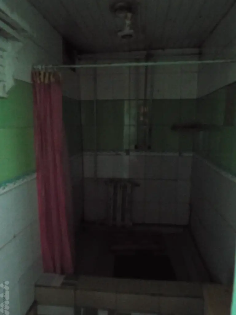 Shower in Mongolia shower house