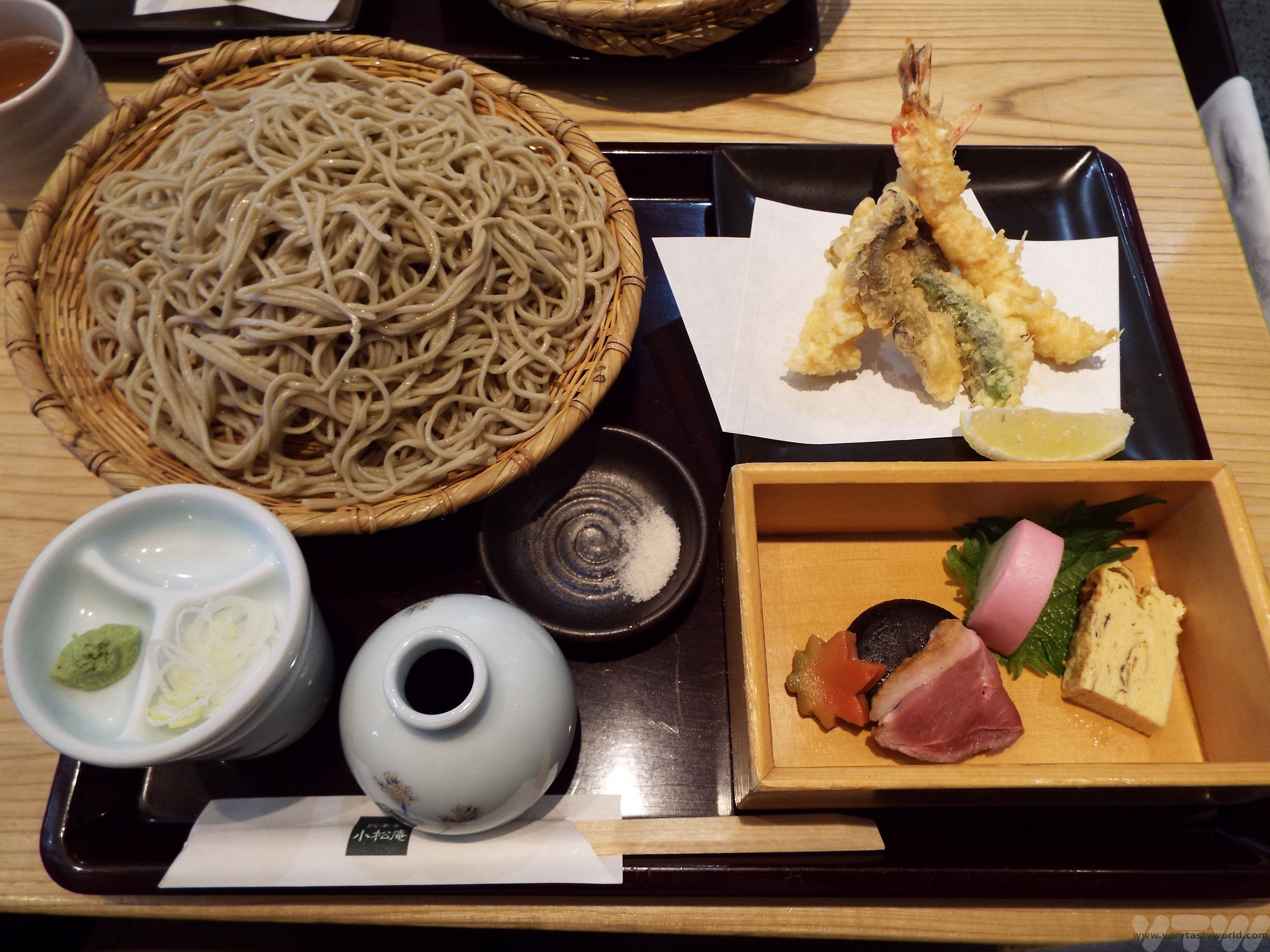New year soba noodle meal