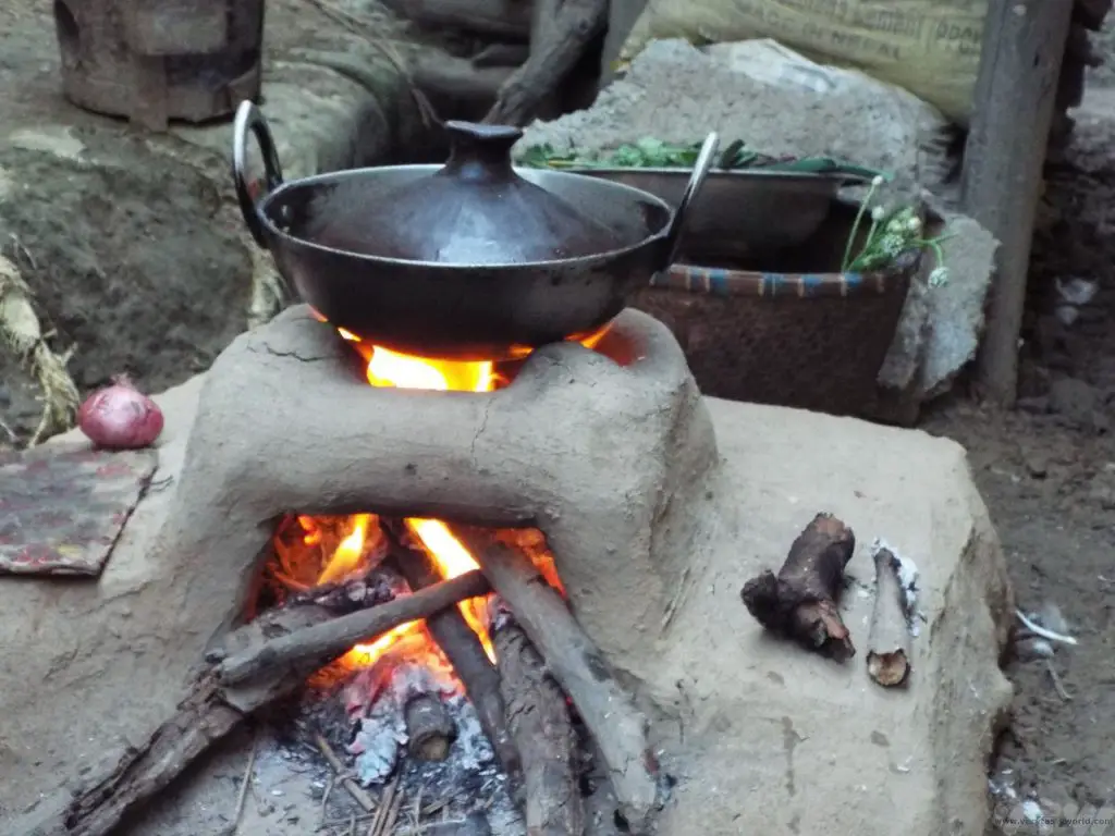 Chitwan National Park Tharu Village cooking pot