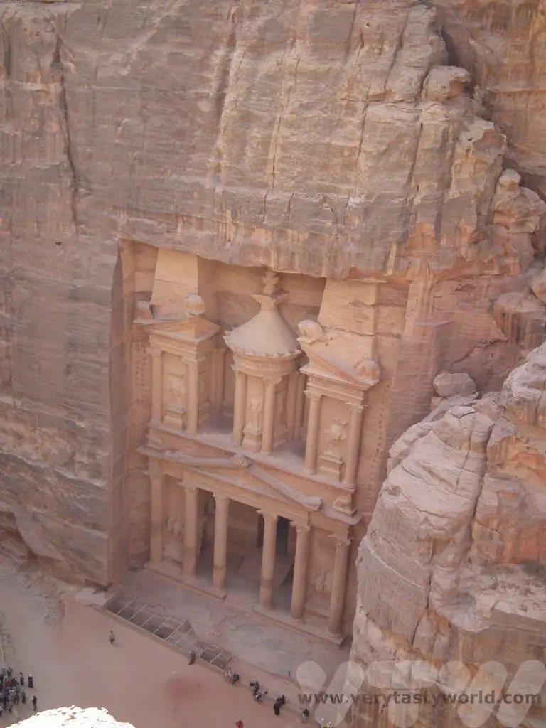 Petra Jordan Treasury from above