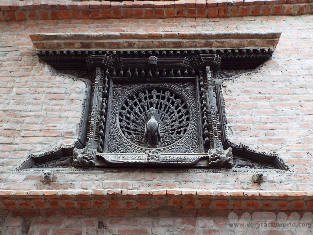 Bhaktapur peacock window