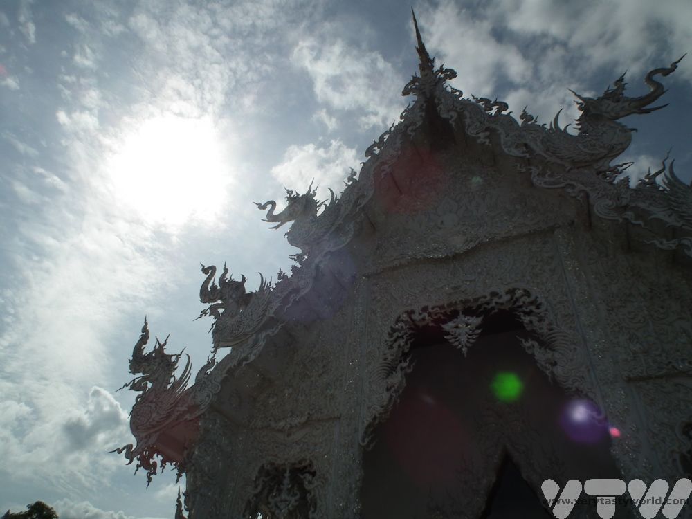White Temple entrance
