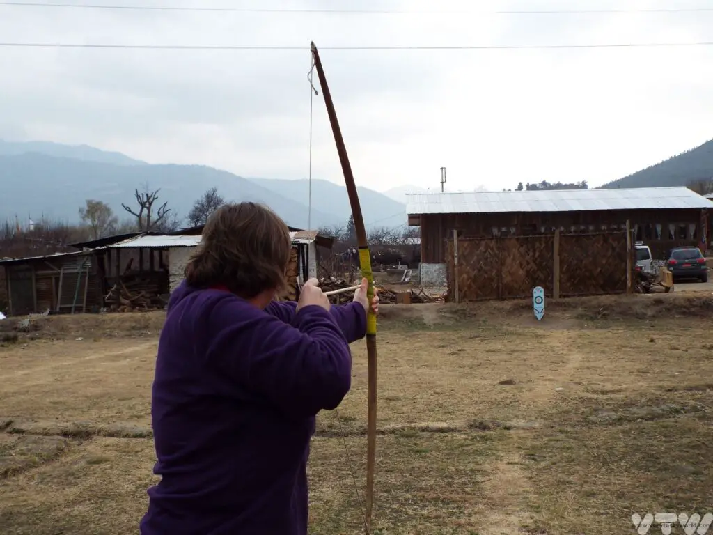 archery in Bhutan