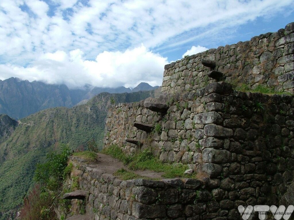 External terraces Machu Picchu