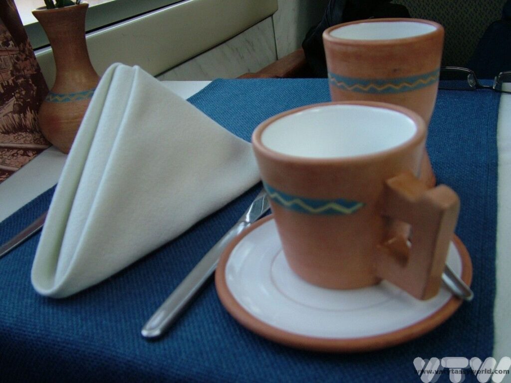 Machu Picchu train cups