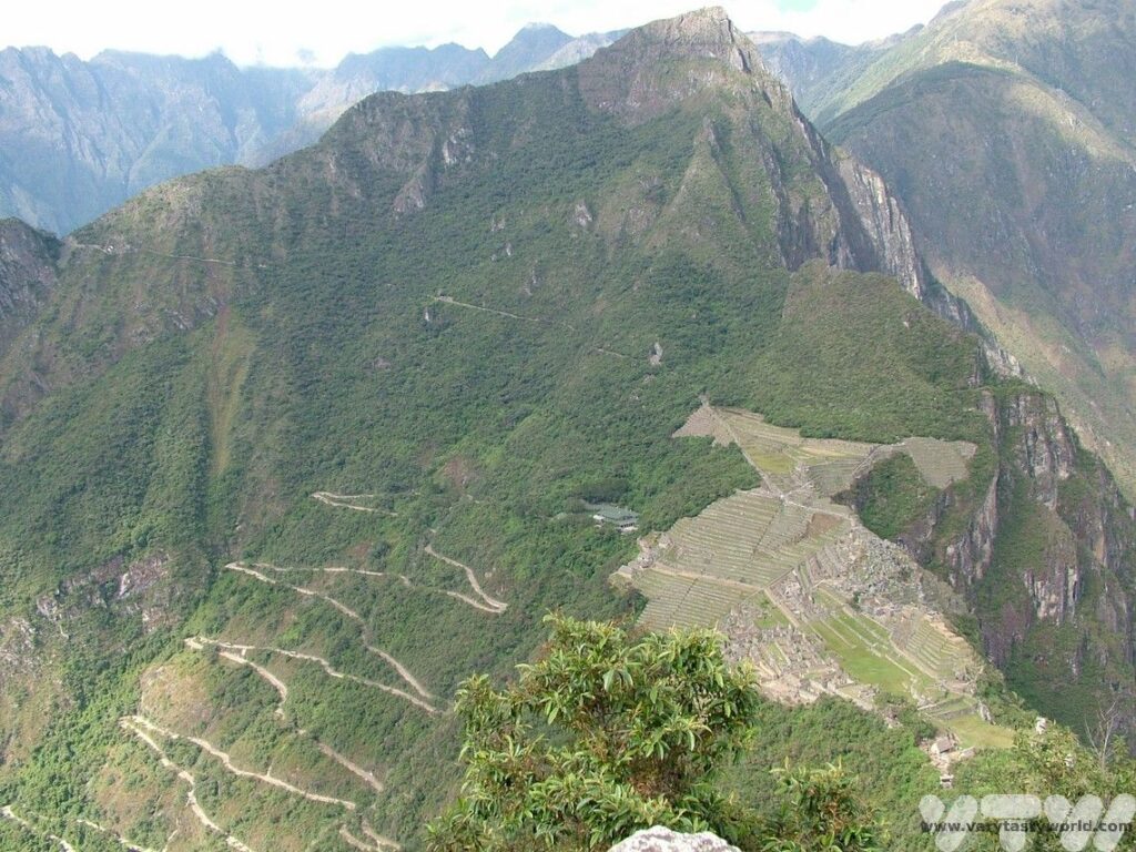 Huayna Picchu view of Machu Picchu