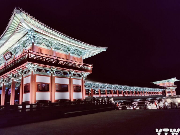 2 day Gyeongju itinerary Woljeong Bridge by night