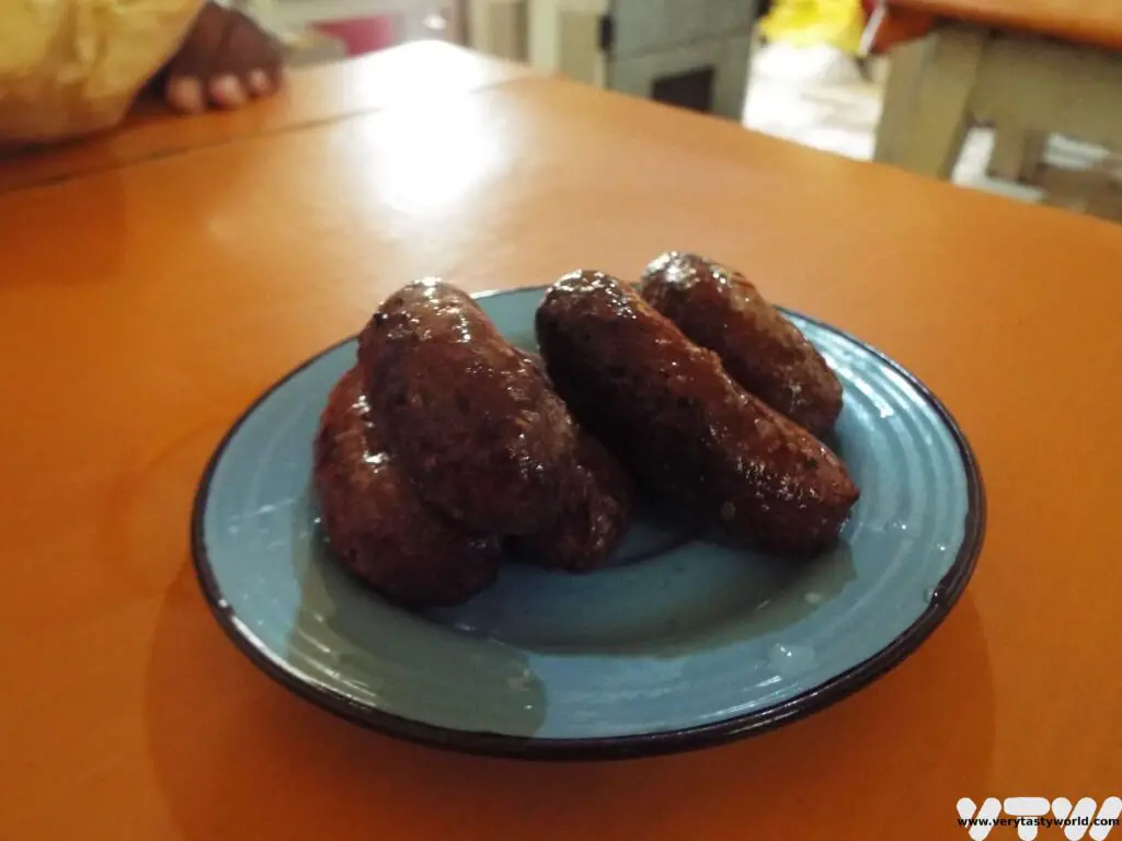 sausages from Amanistena - sausage town Malagasy cuisine