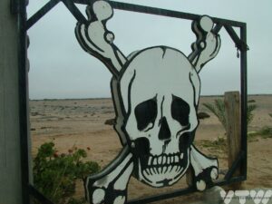 Skeleton Coast park gates
