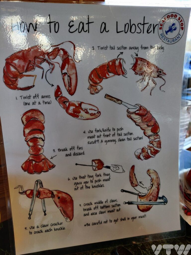 Lobster dinner in Nova Scotia - how to eat a lobster
