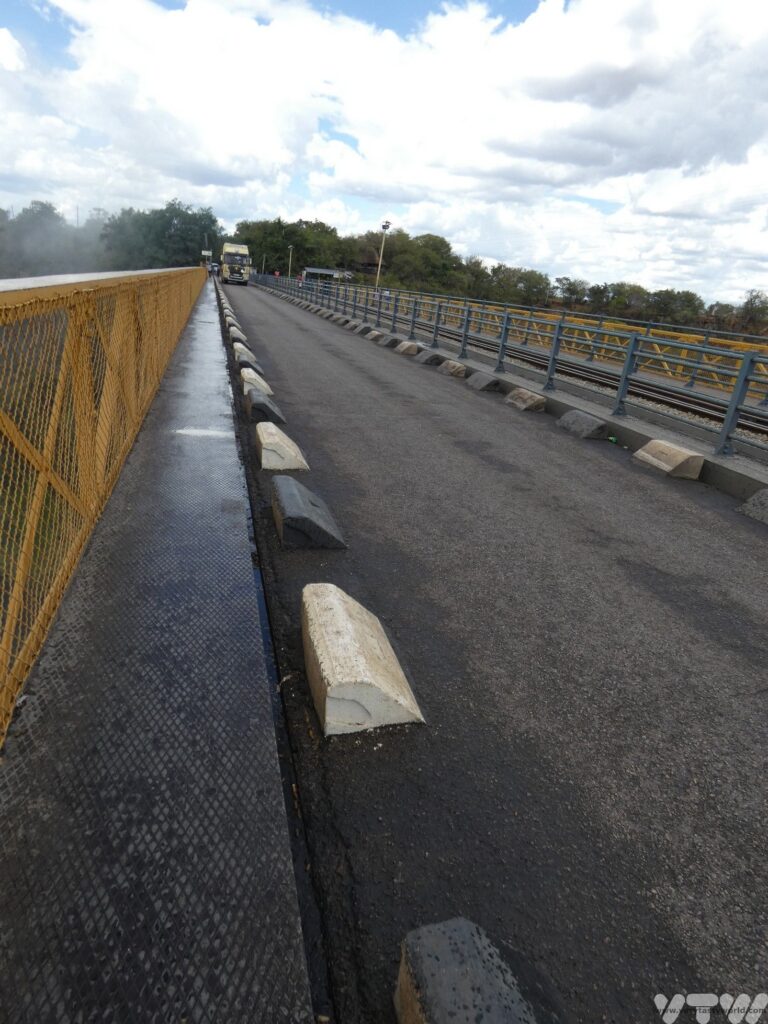 Victoria falls bridge between Zimbabwe and Zambia