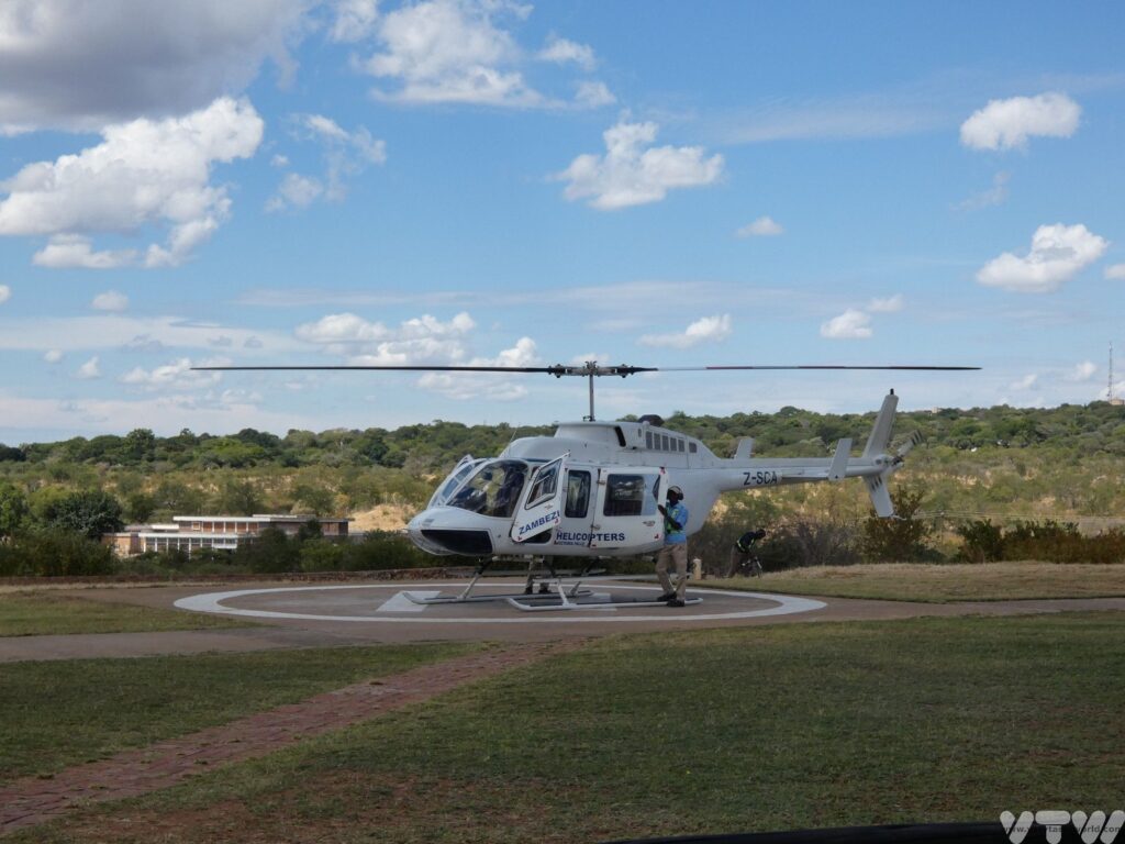 helicopter for victorial falls flight