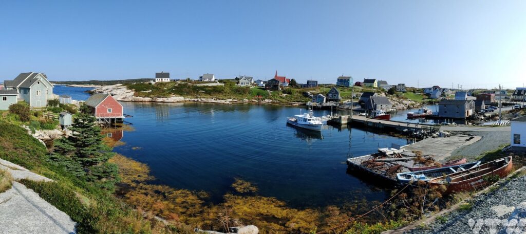 Peggy's Cove village in Nova Scotia