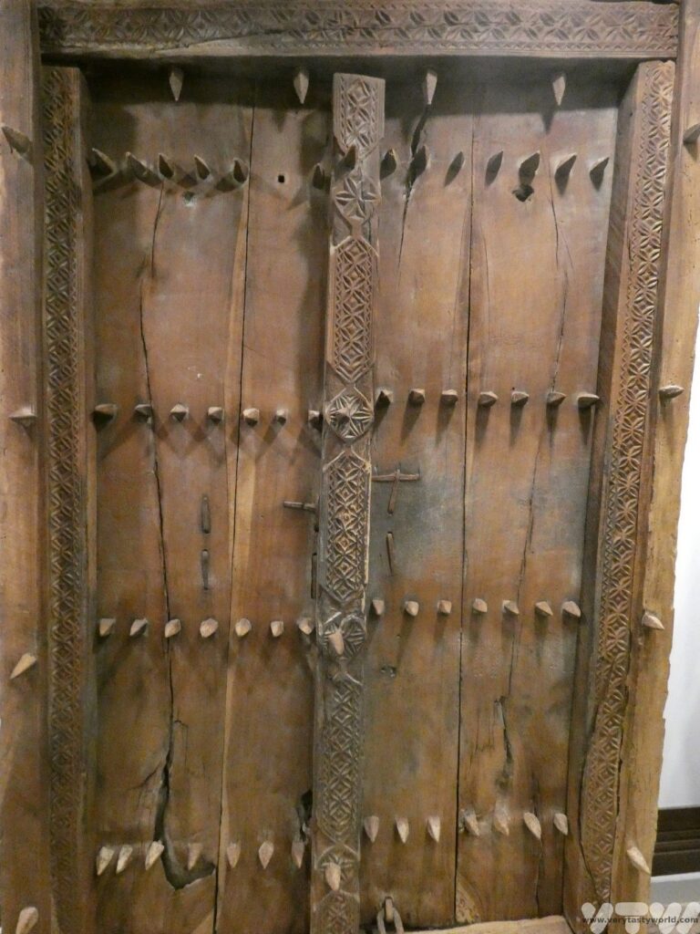 strong and sturdy door in the Nizwa museum