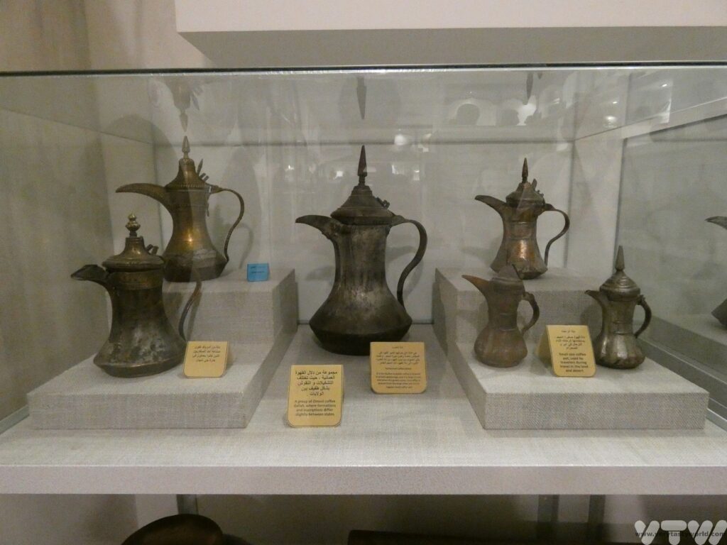pewter jugs in the Nizwa museum