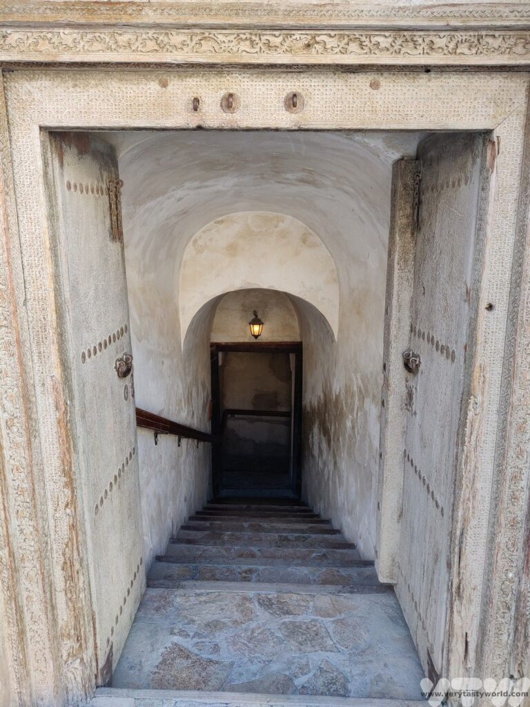 Nizwa fort's staircase