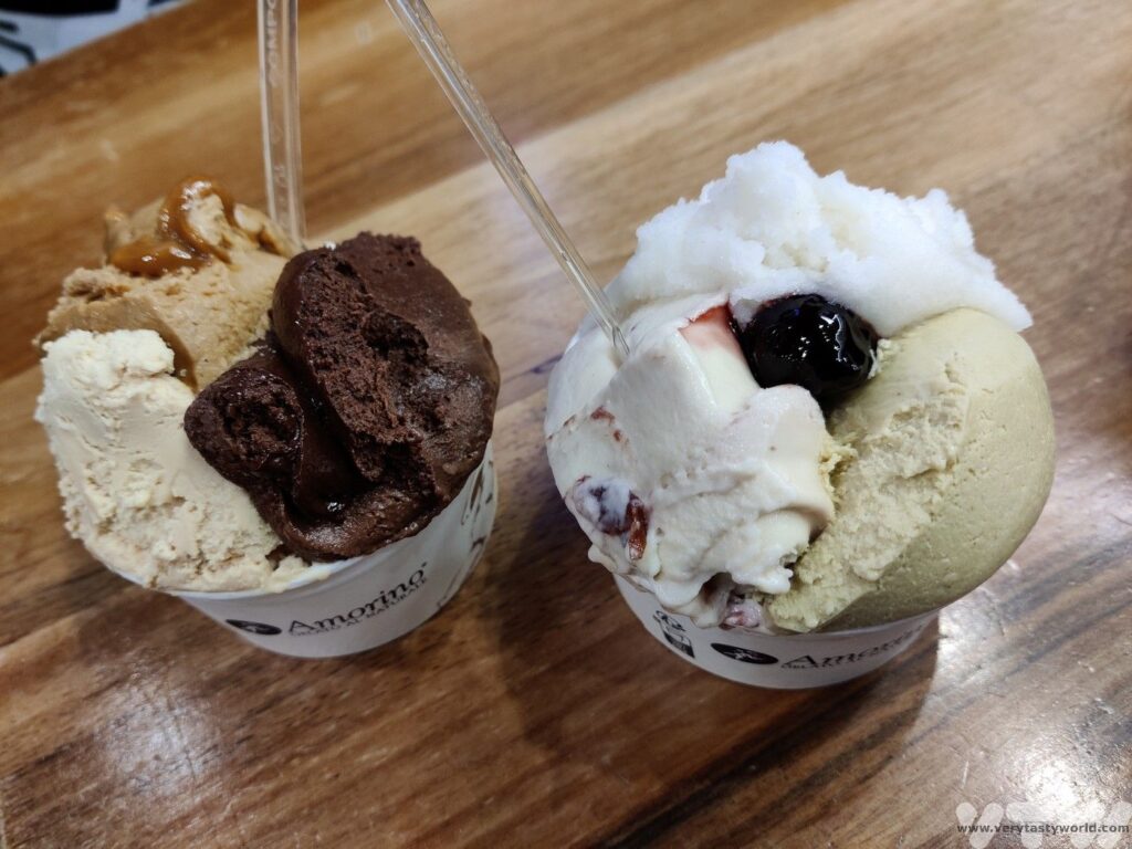 two tubs of gelato what food florence is best known for