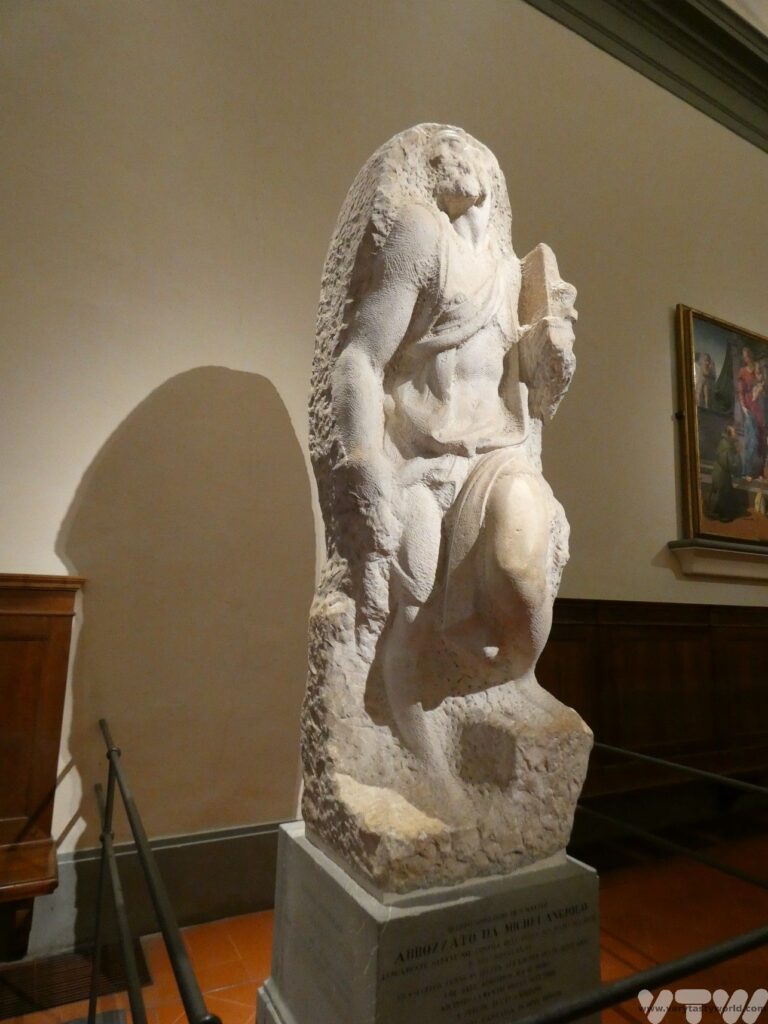 Michelangelo’s works in progress unfinished marble sculptures
