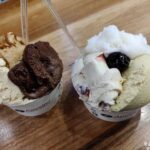two cups of gelato
