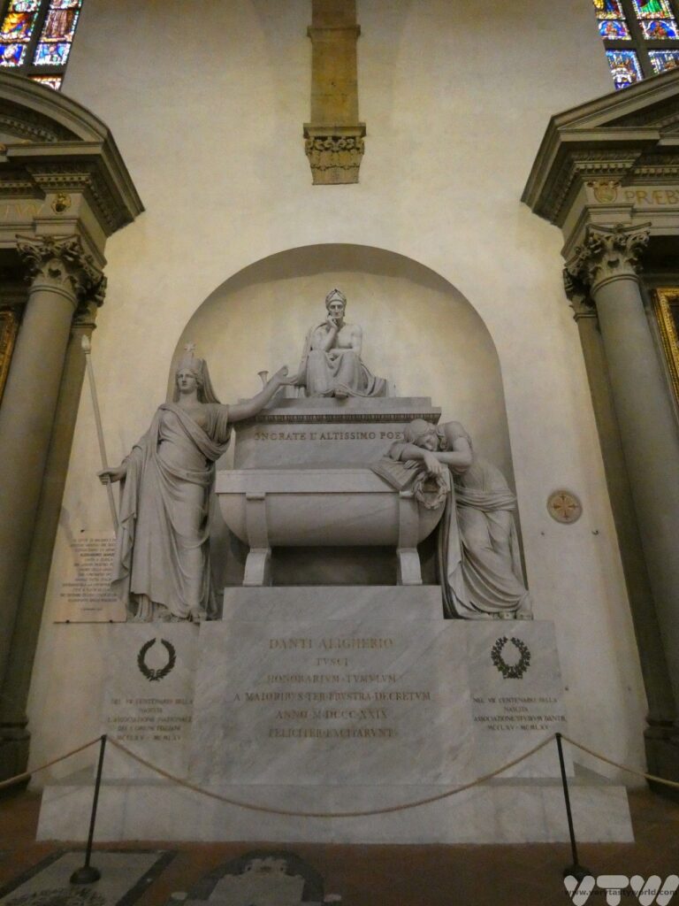 tomb in the Church Basilica of Santa Croce