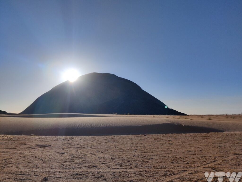 monolith Ben Amera at sunrise