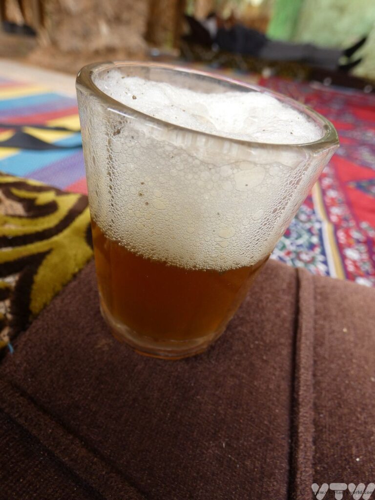mauritania - foaming tea