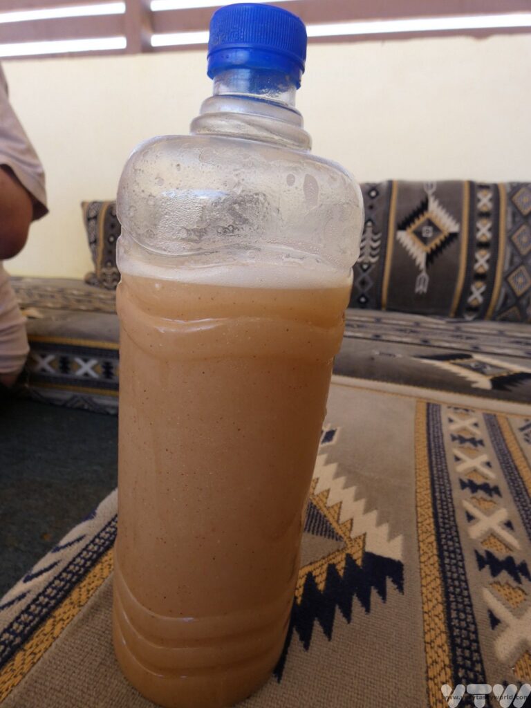 Baobab fruit drink in a bottle