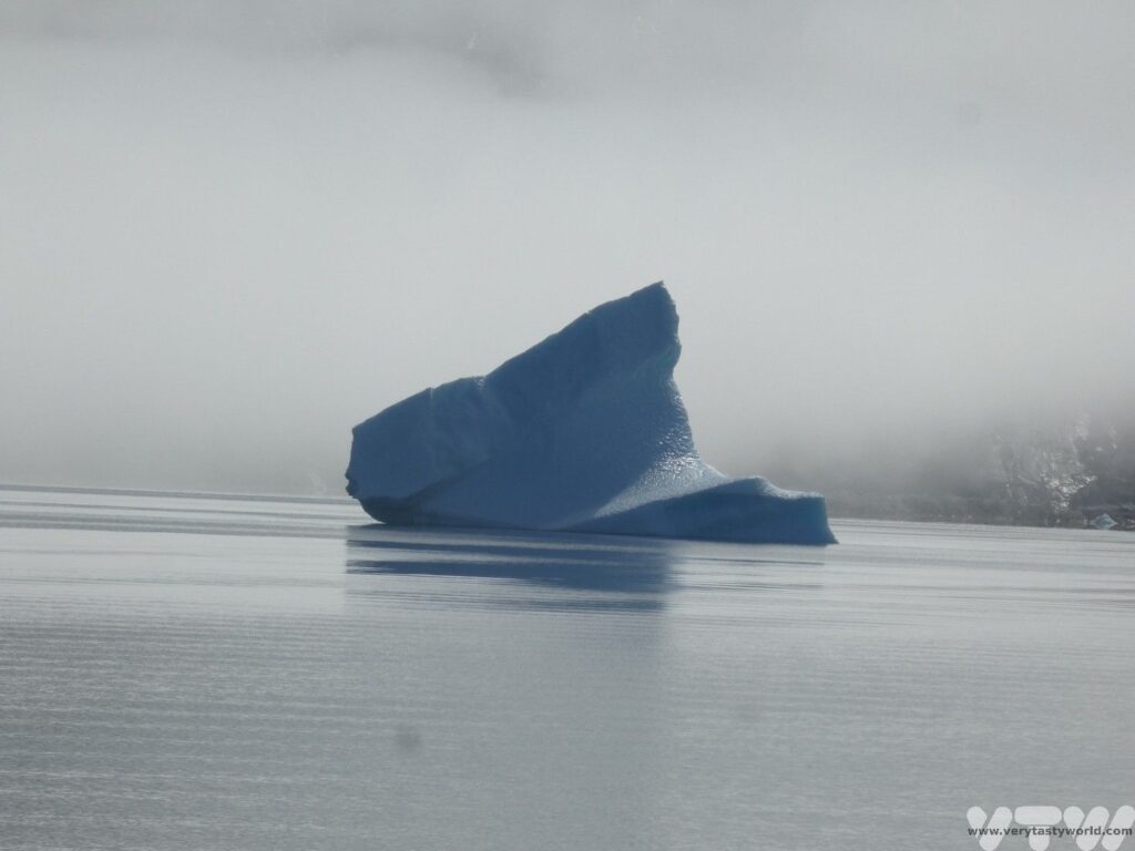 image of an iceberg in teh Nukk ice fjord