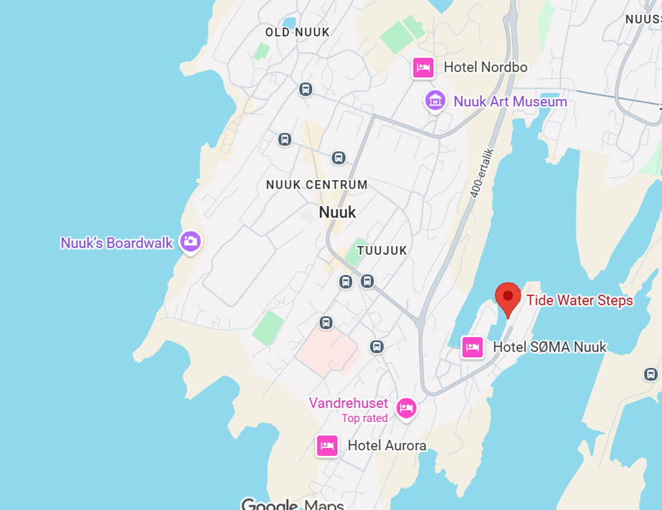 Map of Nuuk