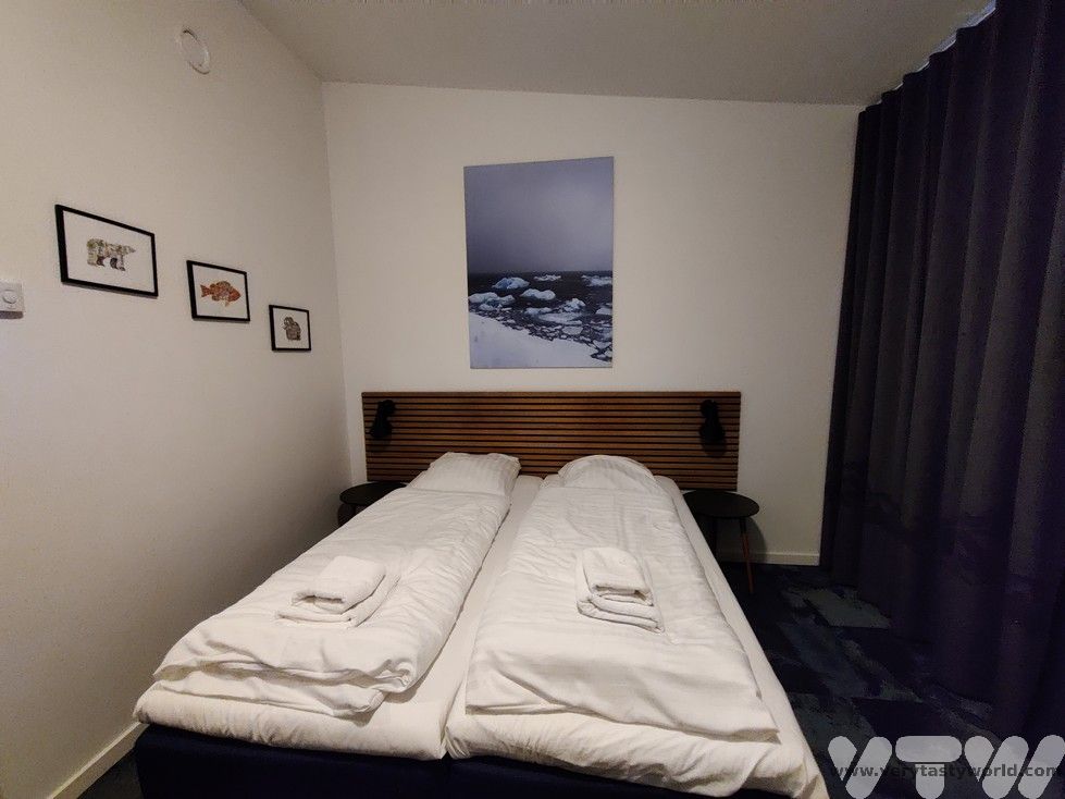 Beds at hotel norbo, Nuuk Greenland