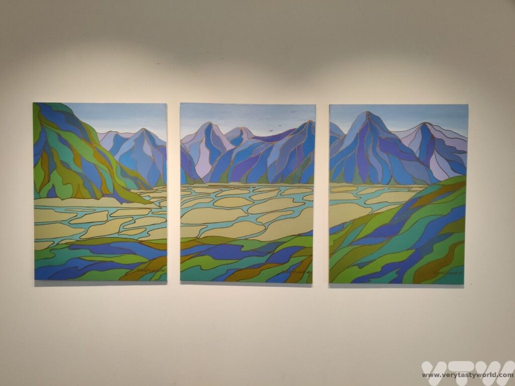modern picture of art at Nuuk's art gallery